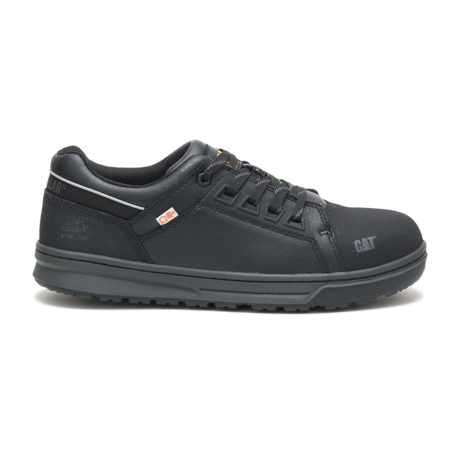 Caterpillar Shoes Sale Pakistan - Caterpillar Concave Lo Steel Toe Csa Mens Work Shoes Black (736482-MBZ)